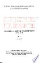 Gobierno y época de la Junta Revolucionaria: Asamblea Nacional constituyente, 1946-1947