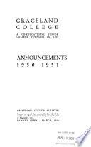 Graceland College Bulletin