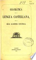 Gramática de la Lengua Castellana