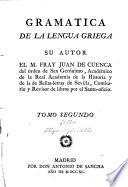 Gramática de la Lengua Griega