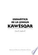 Gramática de la lengua kawésqar