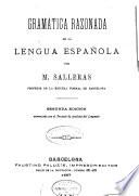 Grammatica razonada de la lengua espanola