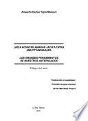 Grandes pensamientos de nuestros antepasados