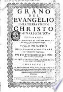 Grano del Euangelio en la tierra virgen Christo seminario de toda enseñanza