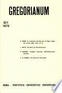Gregorianum: Vol. 51, No. 12
