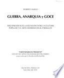Guerra, anarquía y goce