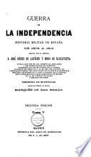 Guerra de la independencia ... 1808-'14