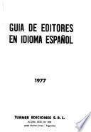 Guía de editores en idioma español, 1977