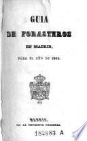 Guia de forasteros en Madrid