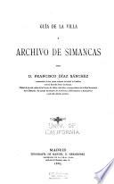 Guía de la villa y Archivo de Simancas