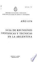 Guía de reuniones científicas y técnicas en Argentina