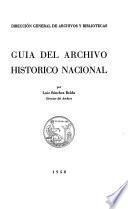 Guía del Archivo Histórico Nacional