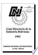 Guía directorio de la industria boliviana