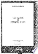 Guía española de bibliografía judaica