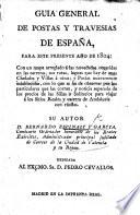Guia general de postas y travesias de España, etc