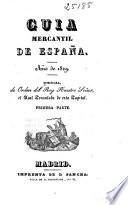 Guía mercantil de España: 1a Parte