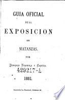 Guía oficial de la Exposición de Matanzas