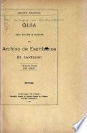 Guia para facilitar la consulta del archivo de escribanos ...