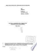 Guia para la identificación y formulación de proyectos de vialidad urbana