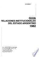 Guía relaciones institucionales del Estado Argentino