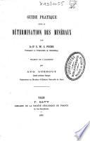 Guide pratique pour la détermination des minéraux