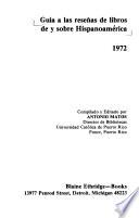 Guide to Reviews of Books from and about Hispanic America