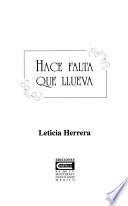 Hace falta que llueva