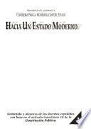 Hacia un estado moderno