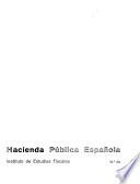 Hacienda pública Española