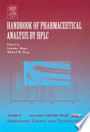 Handbook of Pharmaceutical Analysis by HPLC