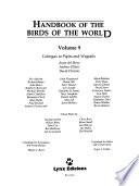 Handbook of the Birds of the World: Cotingas to pipits and wagtails