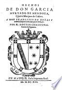 Hechos de Don Garcia Hurtado de Mendoza, quarto Marques de Canete