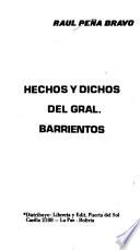 Hechos y dichos del Gral. Barrientos