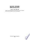 Henry Moore Bibliography: 1971-1986