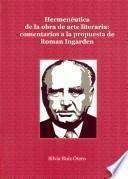 Hermenéutica de la obra de arte literaria