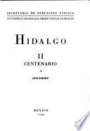 Hidalgo ; II centenario