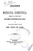 Higiene y medicina doméstica