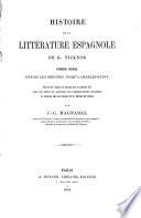 Histoire de la littérature espagnole de G. Ticknor