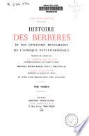 Histoire des Beréberes et des dynasties musulmanes de l'Afrique septentrionale
