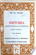 Historia constitucional de Venezuela: Reconstitución de la república. La oligarquía conservadora