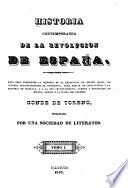 Historia contemporanea de la revolucion de España