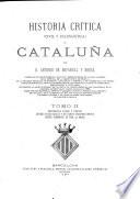 Historia crítica, civil y eclesiástica, de Cataluña
