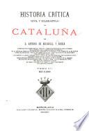 Historia crítica (civil y eclesiástica) de Cataluña