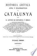 Historia crítica, civil y esglesiàstica de Catalunya