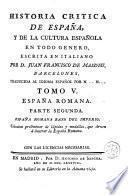 Historia critica de España, y de la cultura española, 5