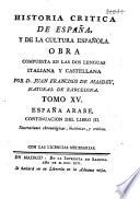 Historia crítica de España y de la cultura Española, compuesta en italiano y en español
