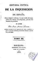 Historia crítica de la inquisición de España, 3