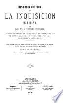 Historia crítica de la Inquisición de España