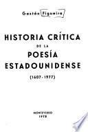 Historia crítica de la poesía estadounidense, 1607-1977