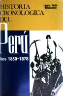 Historia cronológica del Perú: 1850-1878